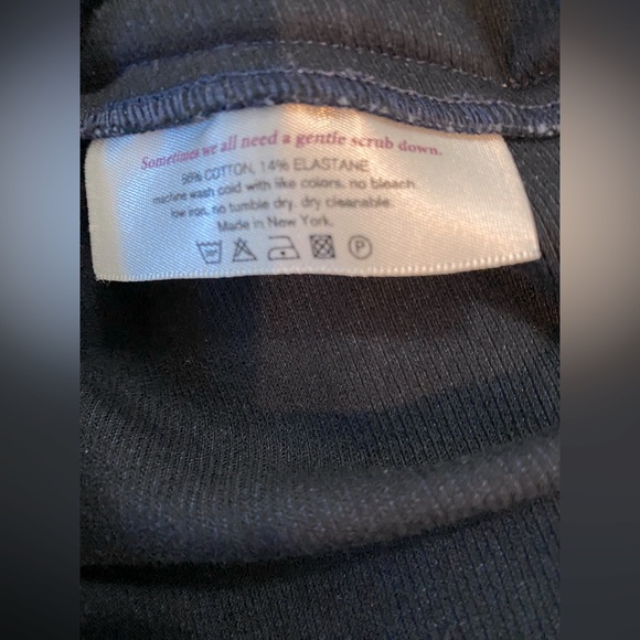 MM LaFleur The Lydia Sheath Dress w Twisted Shoulders in Galaxy Blue - Picture 7 of 12